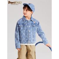 Paw in Paw Paw in  Paw PawinPaw卡通小熊童装春秋男童老花满印儿童牛仔外套舒适