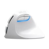 DeLUX 多彩 M618mini DB版 2.4G蓝牙 双模无线鼠标 2400DPI 白色