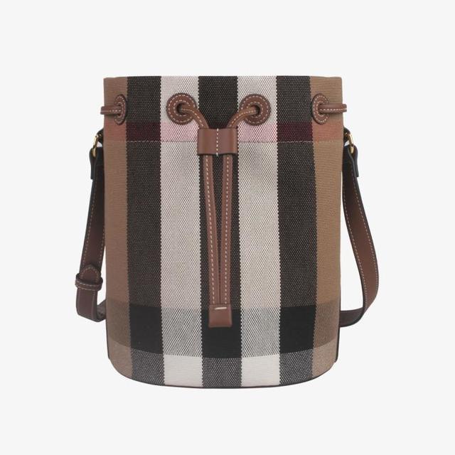 BURBERRY 【潮流水桶】BUCKET单肩斜挎水桶包时尚百搭女包