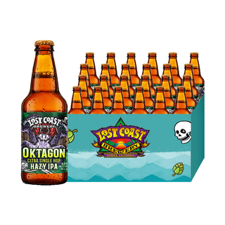 LOST COAST 迷失海岸 八爪鱼 浑浊IPA啤酒 355ml*24瓶