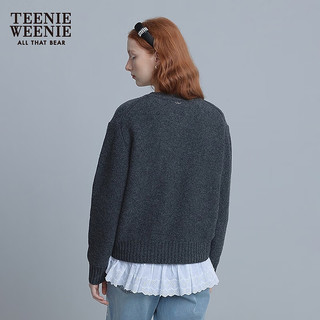  TEENIE WEENIE 大熊刺绣 女士毛衣