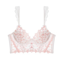 好奇蜜斯 性感薄显胸小女胸衣蕾丝内衣上托调整型文胸