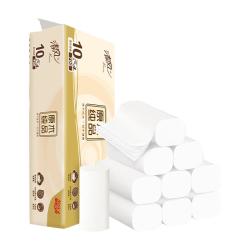 清风 无芯卷纸 立体压 4层 70g*10卷