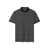  HLA/海澜之家 条纹翻领 男士POLO衫