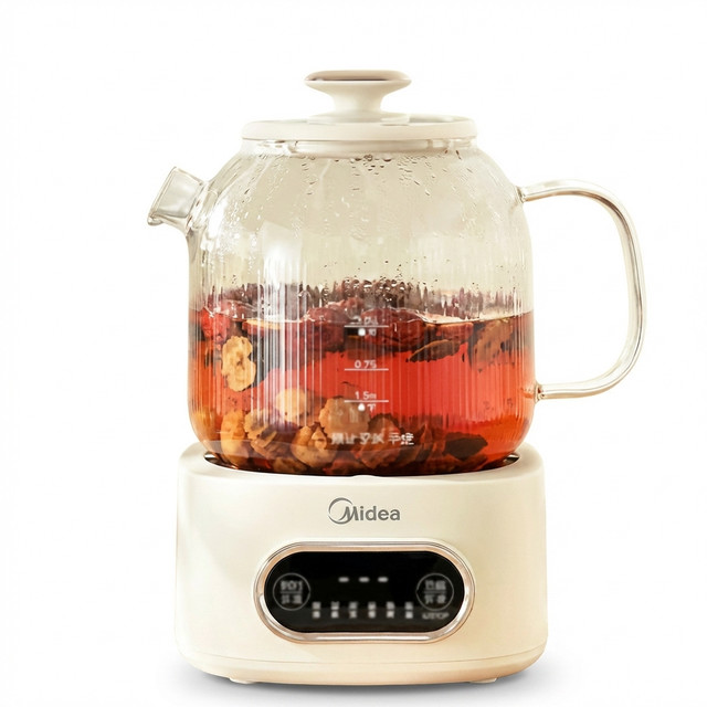 今日必买：美的 花漾 MK-YS10B101 1L 全玻璃 养生壶