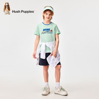 Hush Puppies/暇步士 丝滑云棉柔 儿童短袖衫