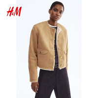 H&M 毛绒衬里 女士外套
