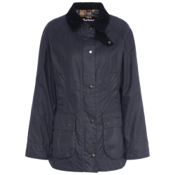 Barbour 油蜡 夹克外套 Beadnell油蜡夹克深蓝色 L 身高约180CM-修身版型