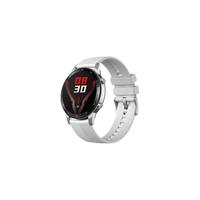 nubia 努比亚 红魔 SW2102 智能手表 47.8mm 冷月银硅胶表带（血氧、GPS、北斗）
