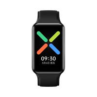 OPPO Watch Free 标准版 蓝牙智能手表 1.64英寸 静夜黑PC加纤表壳 静夜黑硅胶表带 (GPS、血氧、运动)