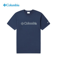 Columbia 户外短袖男春夏款男子T恤AE9942 465 /蓝色 M /