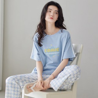  Miiow/猫人 纯棉 女士睡衣套装
