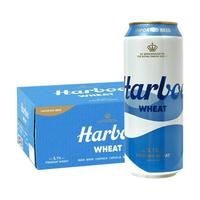  HARBOE/哈尔博 精酿 德式小麦啤  【大口畅饮】 500mL 24罐 整箱装