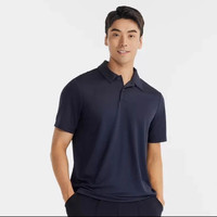 百亿补贴：迪卡侬 男士透气速干运动polo衫 深蓝色