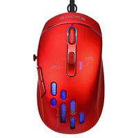  SADES/赛德斯 飞鱼 RGB 游戏鼠标  红色