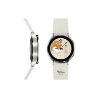 SAMSUNG 三星 Galaxy Watch4 Maison Kitsuné小狐狸限量版 Wi-Fi智能手表 40mm 银色铝合金表壳 月岩白橡胶表带 (北斗、GPS、血氧)