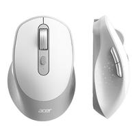  acer/宏碁 双模 无线蓝牙鼠标  OMR218白灰色【超长待机+金属滚轮】
