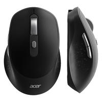  acer/宏碁 可充电 无线蓝牙双模鼠标  OMR218黑灰色【超长待机+金属滚轮】