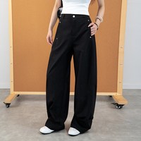  假日概念 设计感 女士工装裤