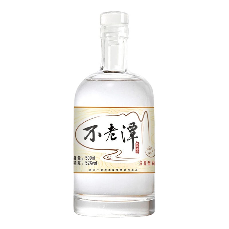 BU LAO TAN 不老潭 优级浓香 52%vol 浓香型白酒 500ml 单瓶装