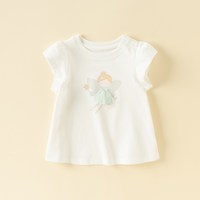 戴维贝拉 女童短袖T恤2026新款夏装宝宝A类纯棉打底衫儿童洋气上衣