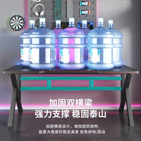 移动端、京东百亿补贴：奥伦福特 电脑桌台式家用电竞游戏桌办公书桌简约书房写字桌子 碳纤维纹路单桌-80 60 升级款电竞桌