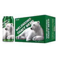 WEIJIXIONG CRAFT BEER 维极熊 精酿原浆啤酒 俄罗斯风味 500ml*12罐