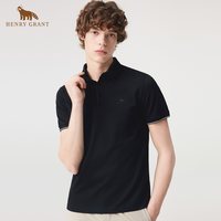 Henry Grant 棉弹 男士短袖POLO衫