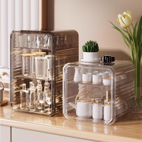 星优 桌面收纳盒杯子收纳置物架茶杯化妆品架茶具奶瓶收纳盒