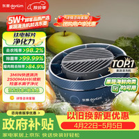 移动端、京东百亿补贴：东菱 除菌除农残 果蔬清洗机  静谧蓝