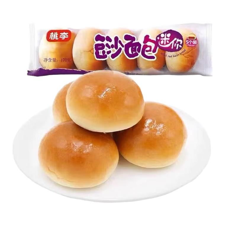  桃李 营养早餐 豆沙包