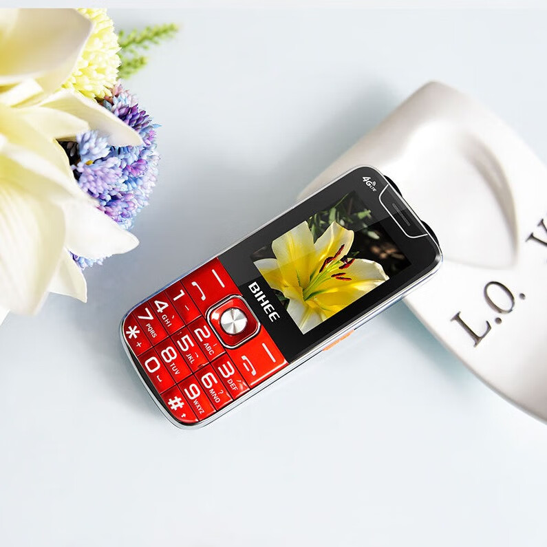 百合 A30 4G全网通 红色 3GB+32GB 功能手机