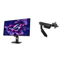 华硕 XG27ACDMS OLED 2K 280Hz 黑色 显示器+ROG擎天柱支架