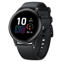 HONOR 荣耀 MagicWatch 2 运动款 智能手表 42mm 玛瑙黑表盘 黑色硅胶表带（血氧、GPS、NFC、扬声器、温度计）