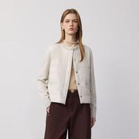 PRICH 时尚简约针织拼接鹅绒羽绒服冬季款轻盈保暖外套女