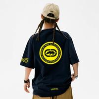 犀牛 ECKO 红犀牛男女美式短袖t恤男新款户外徒步高品质运动T恤女