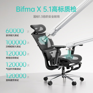 国家补贴、今日必买：黑白调 P3 人体工学椅 电脑椅 办公椅 可躺