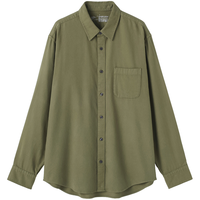  MUJI/無印良品 男士法兰绒长袖衬衫