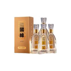 今世缘 国缘淡雅 42度 浓香型白酒 500ml*4瓶