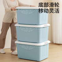 禧仕多 加大加厚收纳箱 60升 大容量 3个装