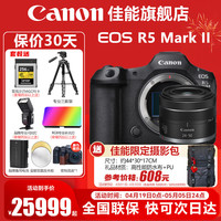  Canon/佳能 8K视频拍摄 微单相机+RF24-50镜头+专业双灯套装+直播散热器+双路采集卡 单机身+RF24-50【小巧 便携】