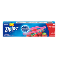 Ziploc/密保诺 防潮 食品密封袋 食品密封袋大号 19只