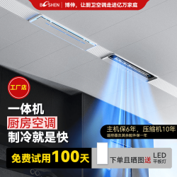 博伸 COOL爱厨房空调制冷机凉霸单冷家用集成嵌入式吸顶隐藏一体式无外机厨房专用空调