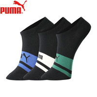 PUMA 女士低帮短筒透气船袜 3双装