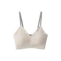 無印良品 MUJI 女式 触感舒适 罗纹针织文胸
