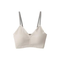 無印良品 MUJI 女式 触感舒适 罗纹针织文胸