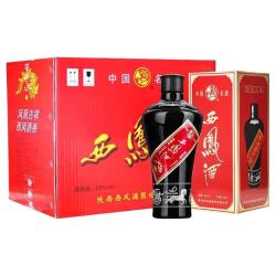 西凤酒 西凤墨瓶55度金奖礼盒装 经典凤香型白酒500ML*2瓶装送礼婚宴酒
