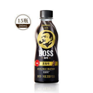 三得利 boss无糖黑咖啡280ml*6瓶