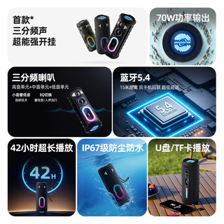  WANYINBA/万音霸 三分频五单元 无线蓝牙音响