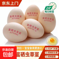 京喜 富硒虫草蛋 30枚 泡沫盒+稻壳包装